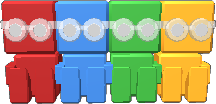 So Here It Is, The Gang Beasts Characters Pack (768x768), Png Download