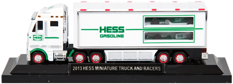 2013 Hess Mini 18-wheeler And Racecars - 2000 2004 Hess Trucks (800x640), Png Download