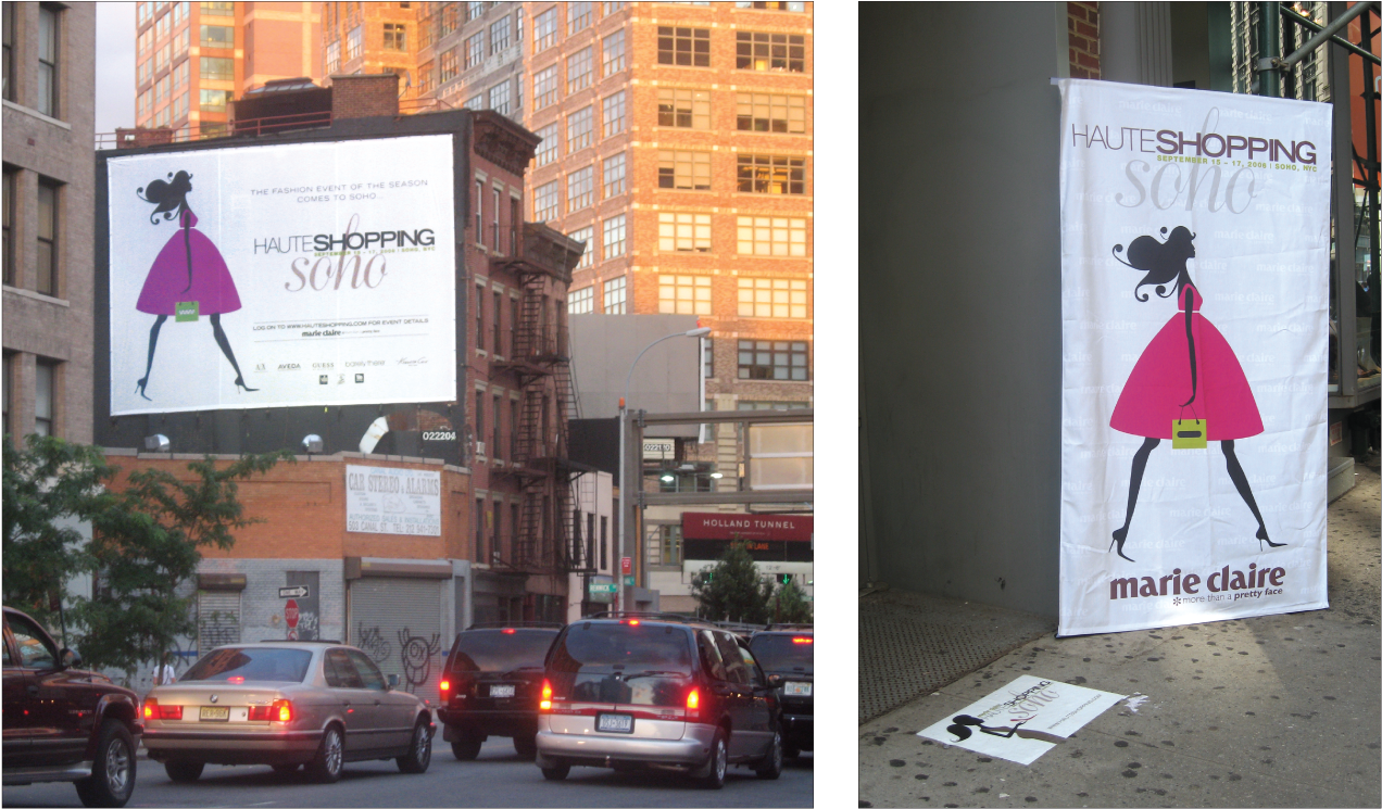 Marie Claire Haute Shopping - Billboard (1340x802), Png Download