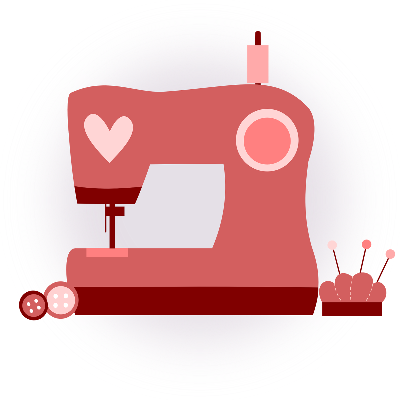 Sewing Machine * - Clipart Nähmaschine (1600x1600), Png Download