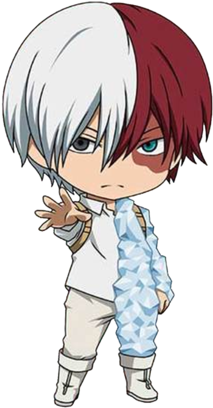 My Hero Academia Stylistic Keychains - Todoroki Keychain (480x480), Png Download