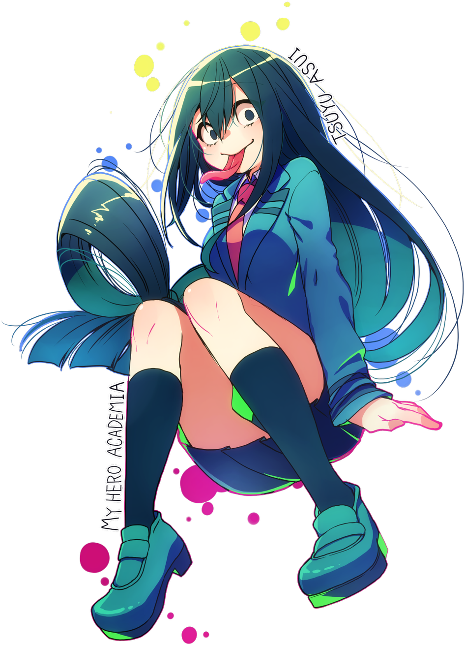 My Hero Academia - Tsuyu Asui Fanart Transparent (1024x1448), Png Download