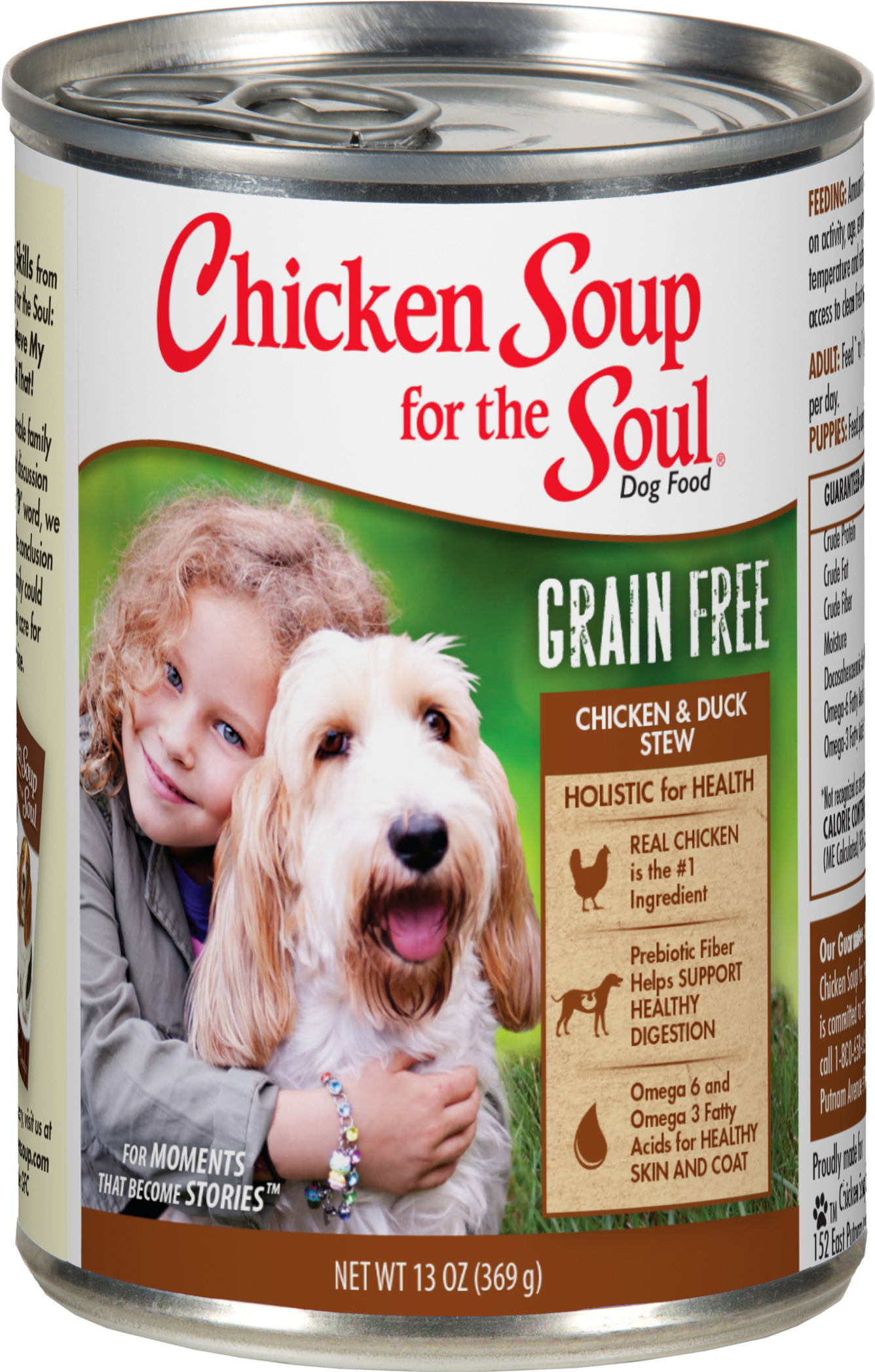 Wet Can Chicken Duck Image - Chicken Soup Chicken/duck Stew 13oz Dog Can, 1 Case (2034x2420), Png Download
