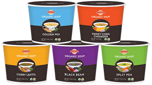 Organic Soup Cups - Taste Adventure (527x300), Png Download