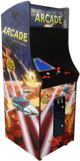 Vertical Upright Arcade Machine - Arcade Classics Vertical Upright Arcade Machine (600x600), Png Download