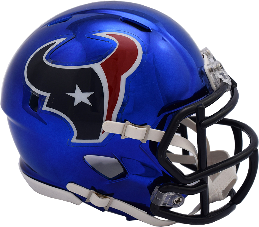 Houston Texans Chrome Riddell Speed Replica Full Size - Houston Texans (1000x881), Png Download