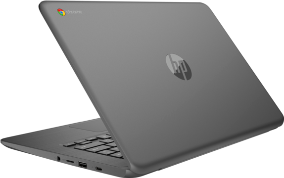 Rear - Hp Chromebook 14 (573x430), Png Download