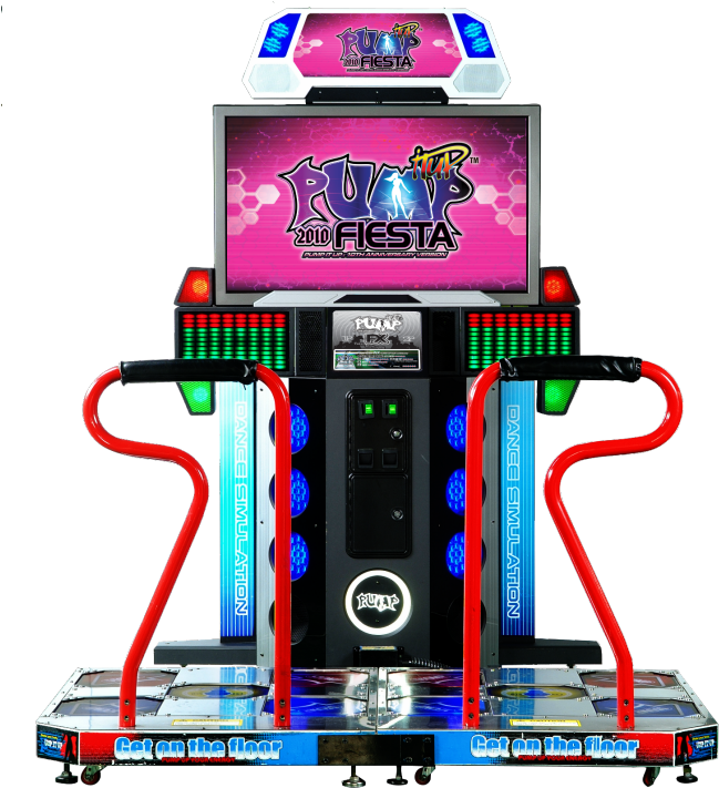 Pump It Up Fiesta 2010 Dance Arcade Exer Fitness Machine - Pump It Up Fiesta 2010 (678x812), Png Download
