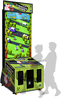 Crossy Road Mobile Game Arcade Machine Two Player - Crossy Road Arcade For Sale (349x390), Png Download