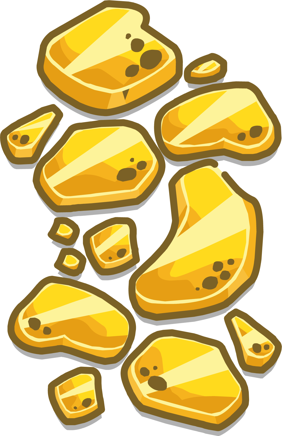 Gold Walkway Sprite 002 - Gold Sprite (1174x1814), Png Download