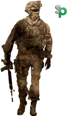 Call Of Duty Modern Warfare 2 Render - Call Of Duty Modern Warfare (320x476), Png Download