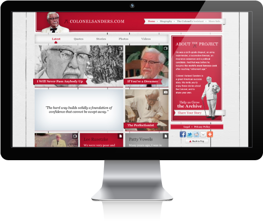 The Submissions Could Be Sorted By Category, Popularity, - Colonel Sanders (600x517), Png Download