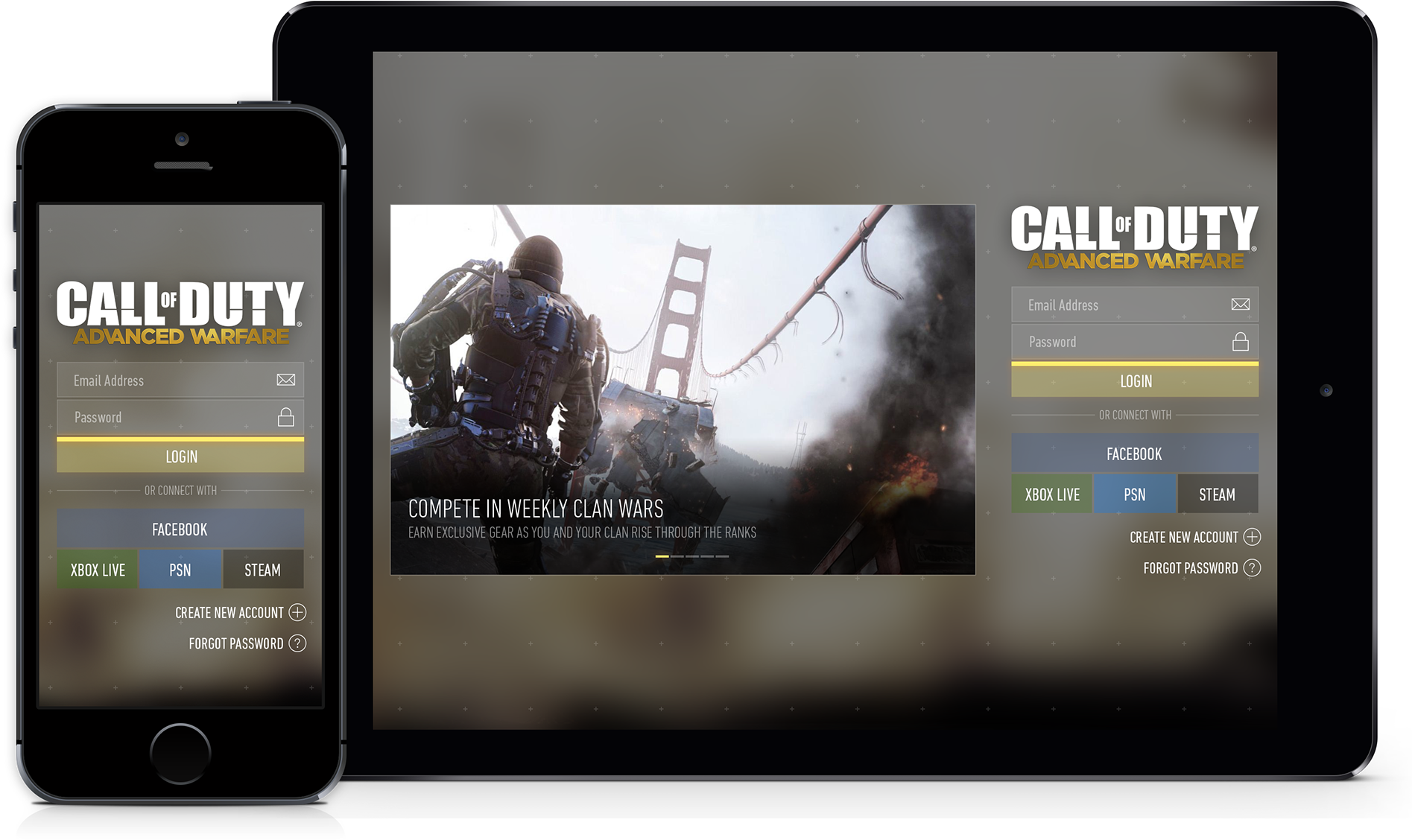 Mobile App Call Of Duty Advanced Warfare (1920x1195), Png Download