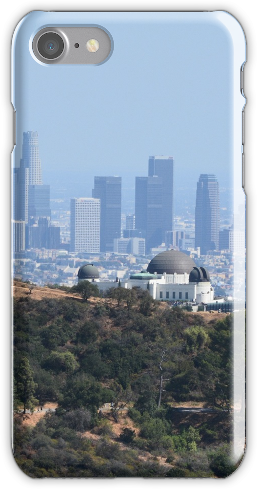 Downtown Los Angeles From Griffith Park Iphone 7 Snap - Downtown Los Angeles (750x1000), Png Download