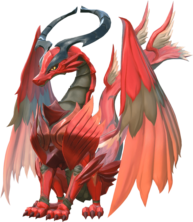 World Of Final Fantasy Dragon - Red Dragon World Of Final Fantasy (1000x1000), Png Download