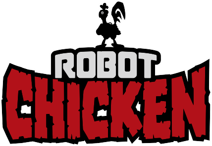 Robot Chicken Logo - Robot Chicken Png (428x296), Png Download