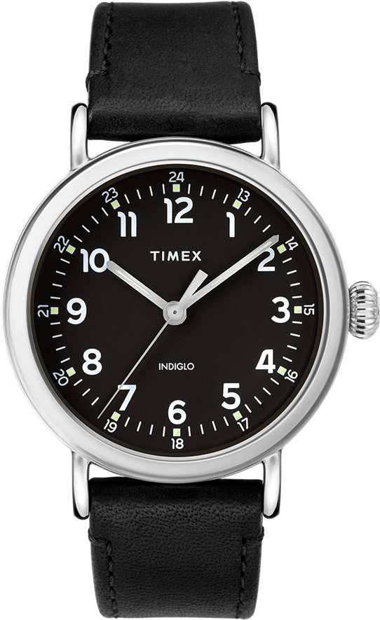 Standard 40mm Leather Strap Watch - Wbj1412 Fc8233 (750x900), Png Download