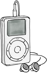 A Few Select Sketches From The Bunch - Mp3 Player (600x450), Png Download
