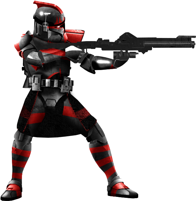The Trooper Evolution By Labj Star Wars Rpg, Star Wars - Star Wars The Clone Wars Clone Commander (640x680), Png Download