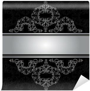 Vintage Background, Antique, Victorian Silver Ornament - Paisley (400x400), Png Download