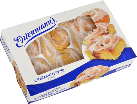 Cinnamon Swirl Buns (480x365), Png Download