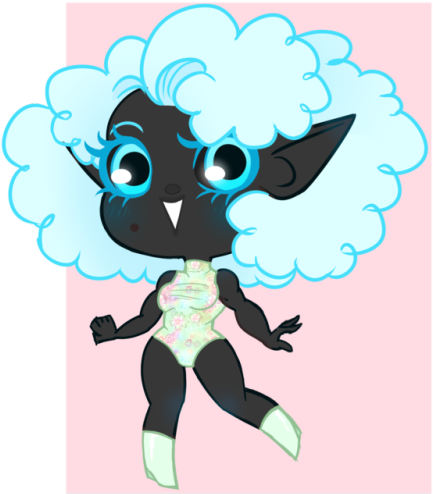 Its A Tiny Holly I'm Experimenting With A New Chibi - Cartoon (500x523), Png Download