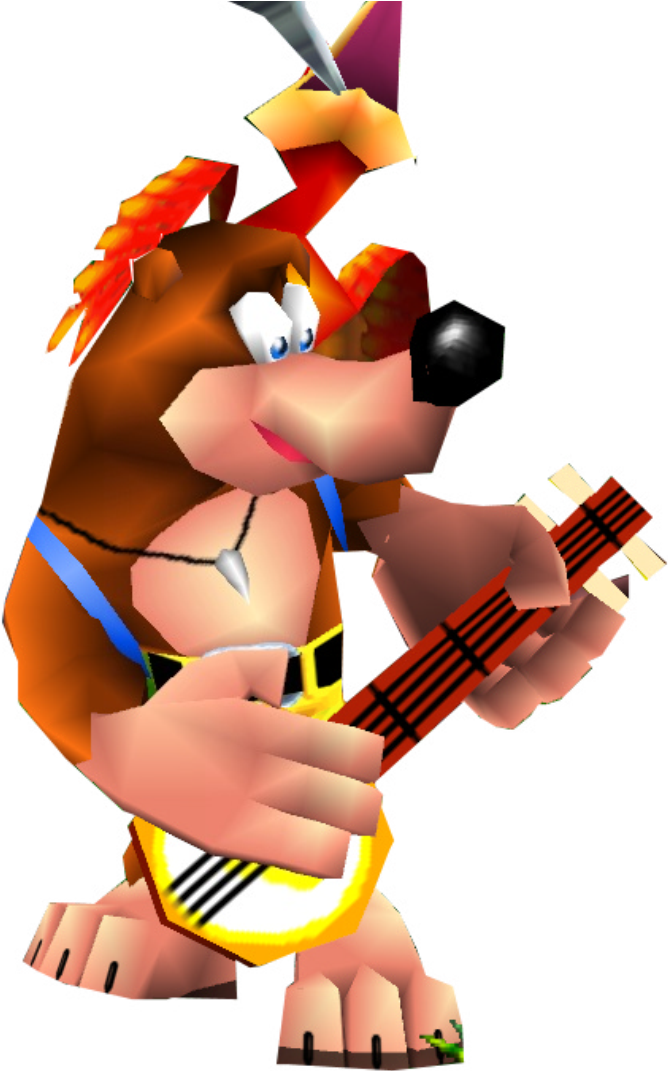Banjo-kazooie - Banjo Kazooie 64 Png (1024x1076), Png Download