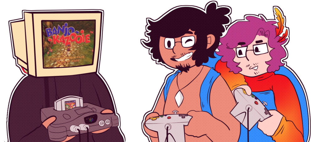 Clip Art Library Stock Cancer Bois Banjo Kazooie Youtube - Cancerbois (1024x478), Png Download