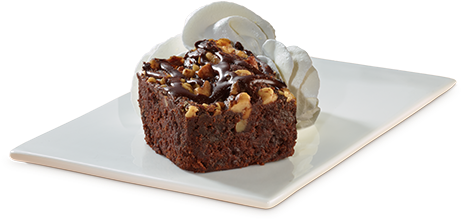 Brownie Con Nata (670x260), Png Download