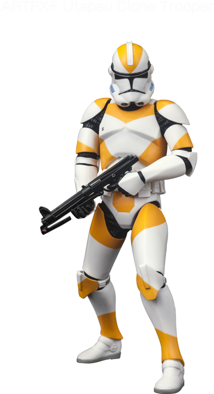 Artfx Utapau Clone Trooper - Utapau Clone Trooper Artfx+ Model Kit (549x796), Png Download