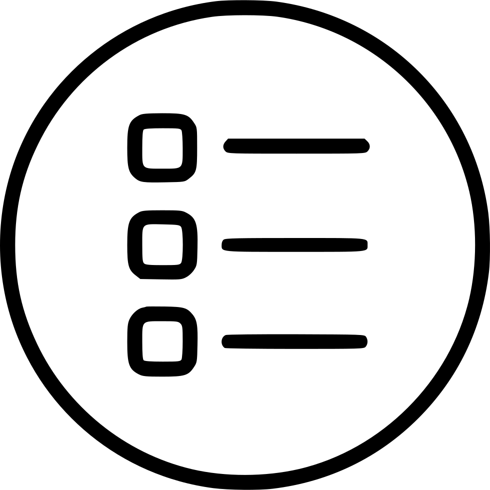 Checklist List Todo Notes Note Task Tasks Comments - Tasks Icon List Png (980x980), Png Download