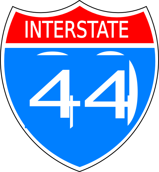 Interstate Highway Sign (552x596), Png Download