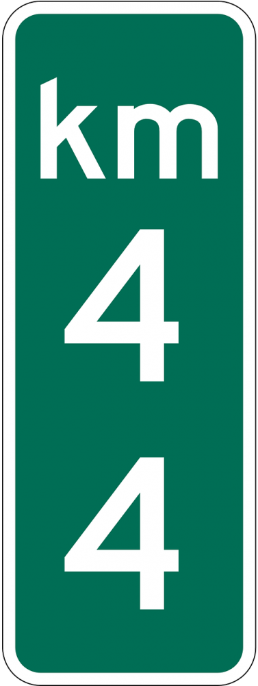 Kilometer Clipart (500x1000), Png Download