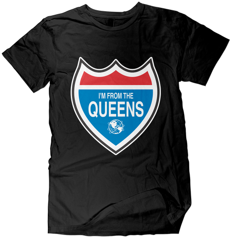 I'm From The Queens Interstate Sign - Camisas Pre Congresso Avivamento (498x507), Png Download