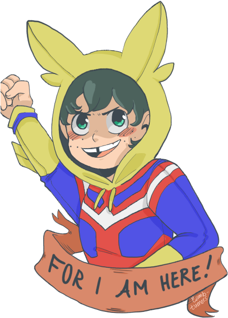 I've Drawn This Dumb All Might Onesie At Least Three - Midoriya Baby All Might (450x666), Png Download