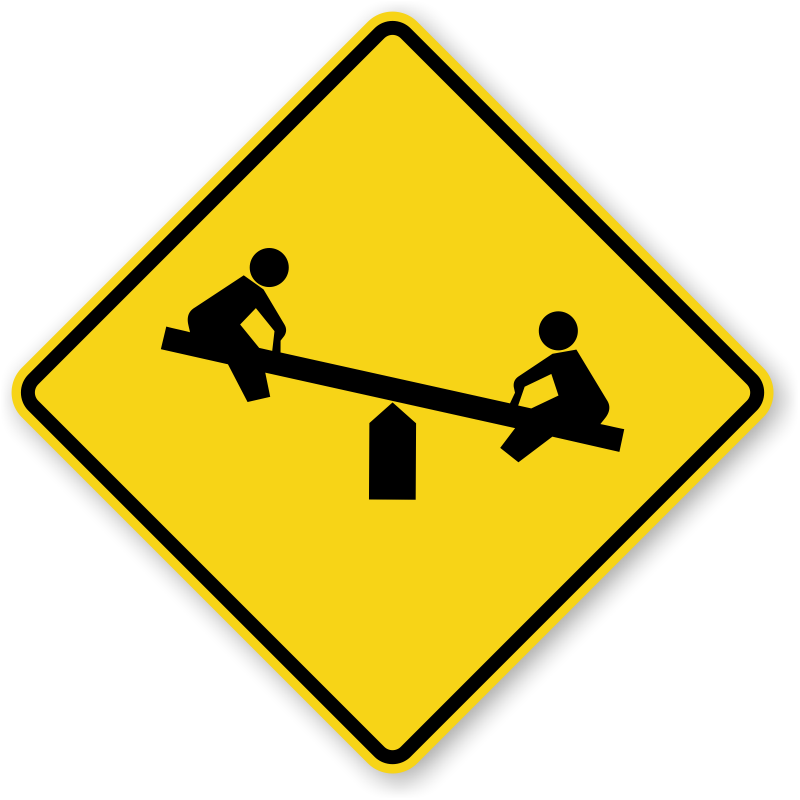 Playground Symbol - Traffic Sign - Animal Crossing Road Sign (800x800), Png Download