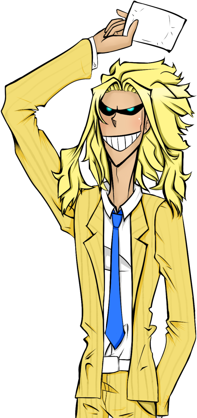 Toshinori Yagi/all Might Media - My Hero Academia All Might Transparent (1280x1369), Png Download