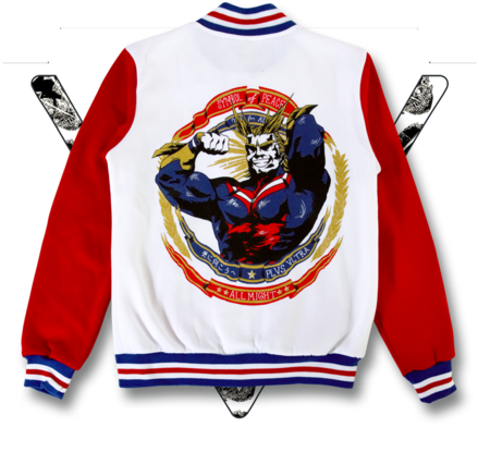 All Might Varsity ▿preorder▿ - All Might Letterman Jacket (480x480), Png Download