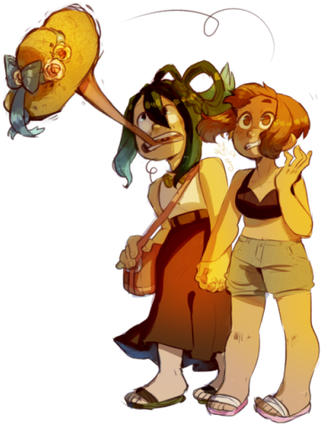 So Like Y'all Ever Heard How All Might Says Cake - Asui X Uraraka (500x495), Png Download
