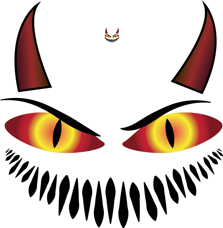 Devil Smiley - Smiley (750x766), Png Download