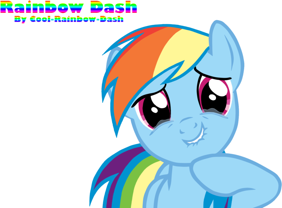 Cool Rainbow Dash, Rainbow Dash, Safe, Simple Background, - My Little Pony Rainbow Dash Funny (1280x720), Png Download