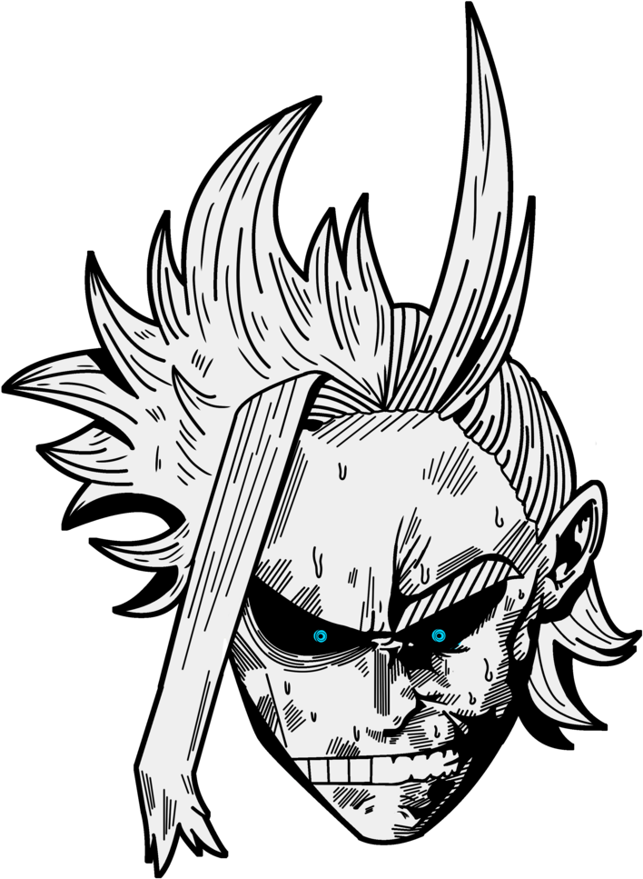 Toshinori/all Might Pin - All Might Head Png (974x1024), Png Download