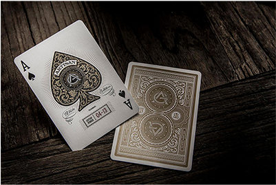Artisan White Playing Cards (400x400), Png Download