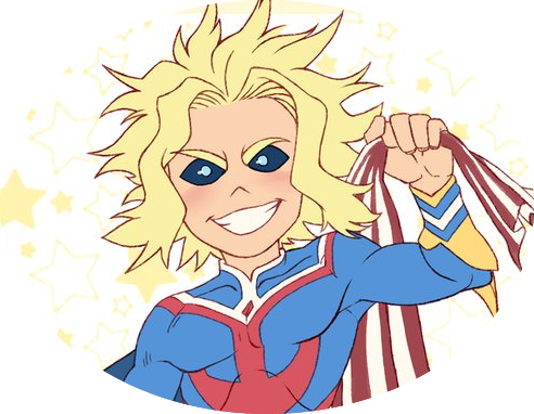 All Might - My Hero Academia (492x382), Png Download