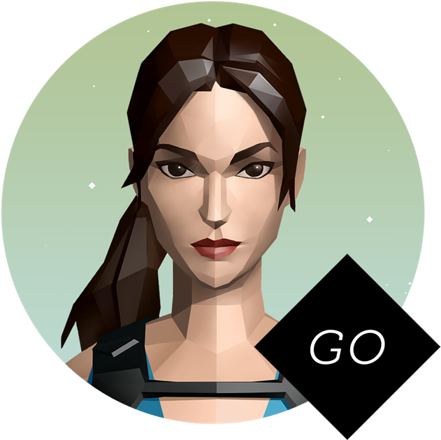 Square Enix Montreal Have Released Three Tracks From - Lara Croft Go Icon (700x691), Png Download