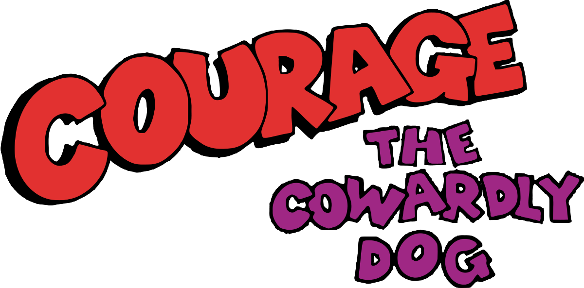 Courage The Cowardly Dog Logo (1200x593), Png Download
