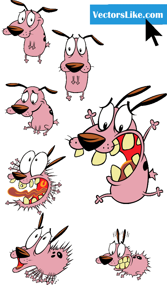 Courage The Cowardly Dog Characters Cool Courage The Cowardly Dog Full Size Png Download Seekpng