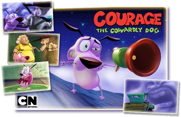 Courage The Cowardly Dog Special The Fog Of Courage - Courage The Cowardly Dog: Season Three Dvd (604x405), Png Download