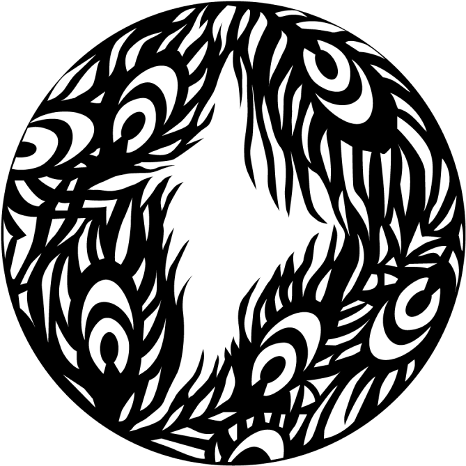 Peacock Feathers - Apollo Design 2449 Peacock Feathers Steel Pattern (800x800), Png Download