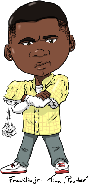 Gta Transparent Franklin Clinton - Franklin From Gta Drawing (459x699), Png Download